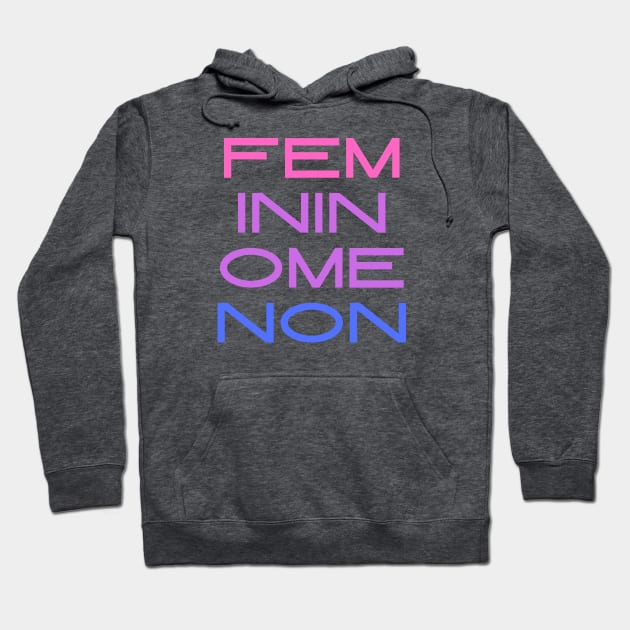 Femininomenon Bi Hoodie by Likeable Design